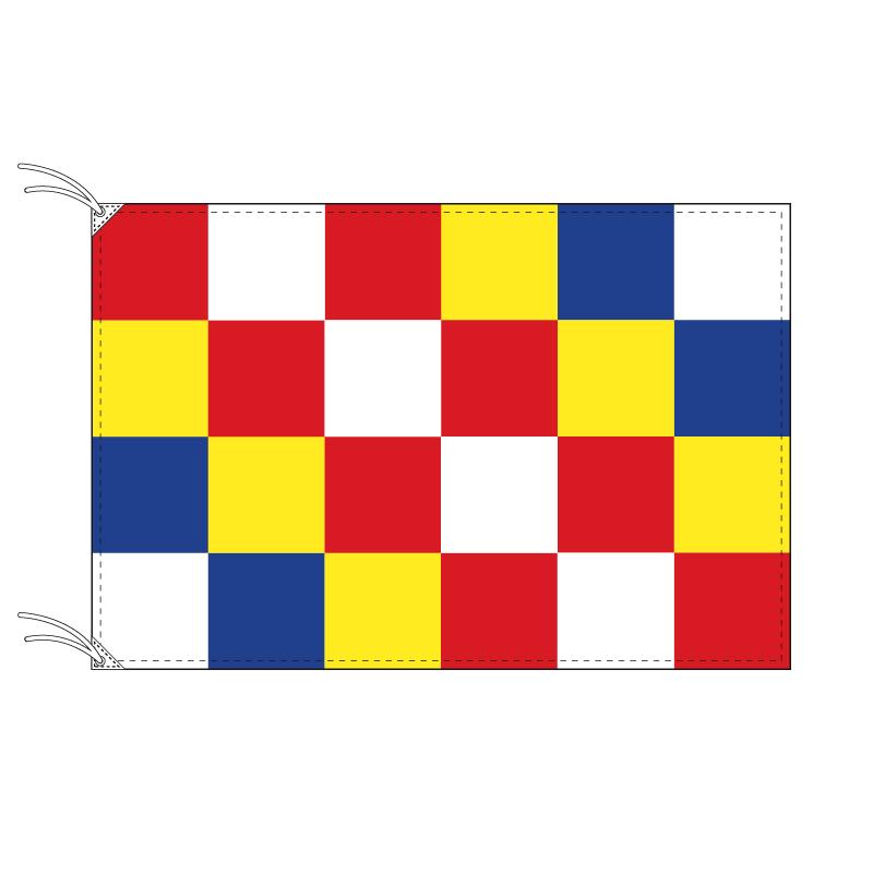 TOSPA アントウェルペン州旗 ベルギーの地方の旗 100×150cm テトロン製 日本製 世界各国の州旗シリーズ