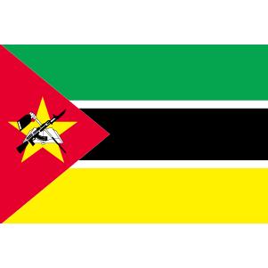 TOSPA　モザンビーク　国旗　100×150cm　テトロン製　日本製　世界の国旗シリーズ
