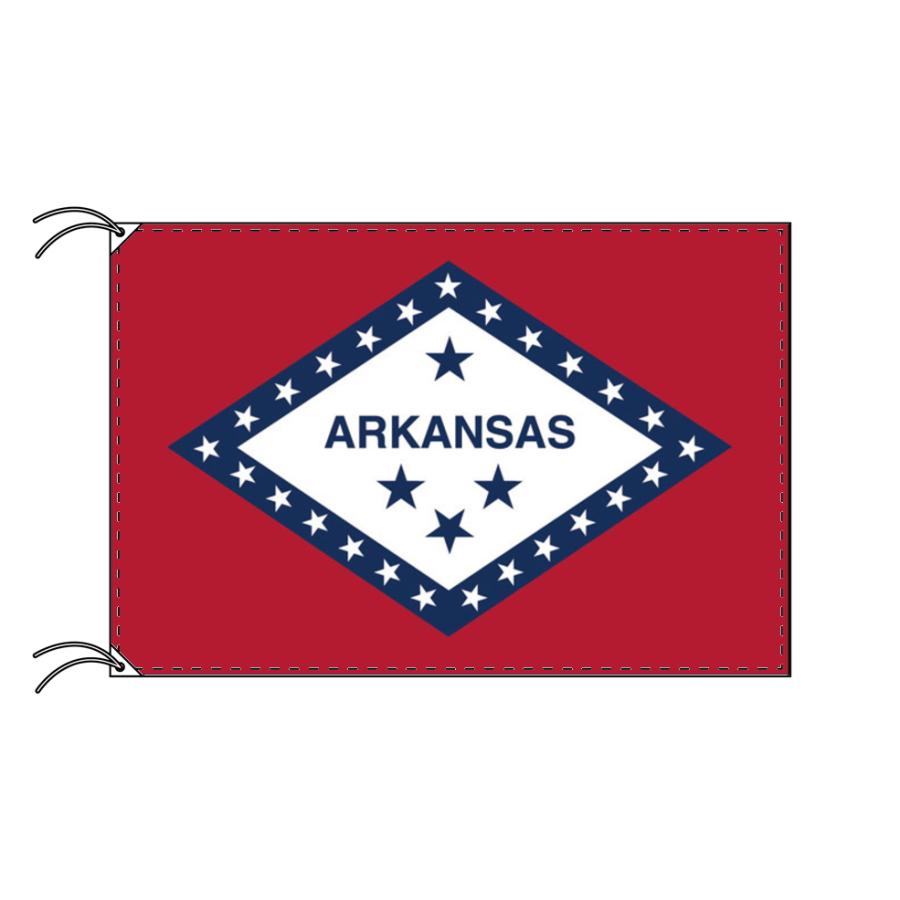 TOSPA　アーカンソー州旗　アメリカ合衆国の州旗　100×150cm　高級テトロン製