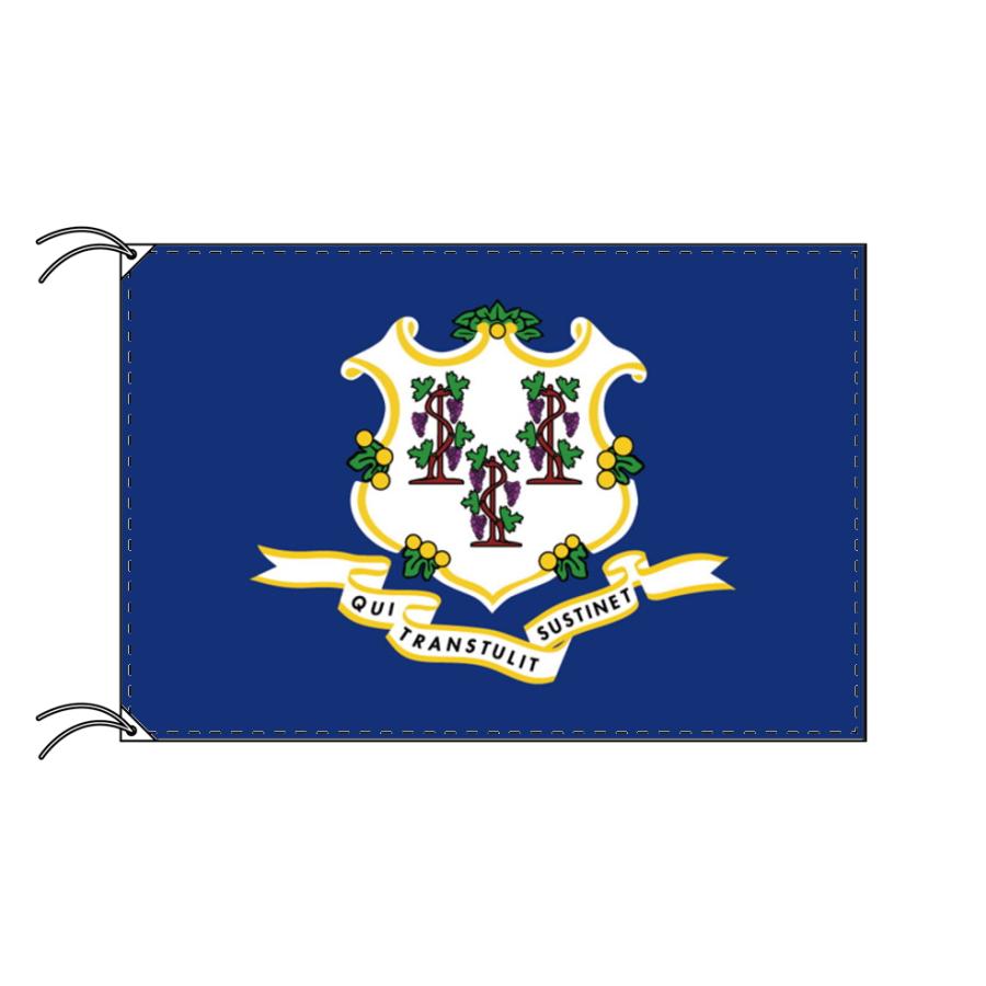 TOSPA　コネチカット州旗　アメリカ合衆国の州旗　100×150cm　高級テトロン製
