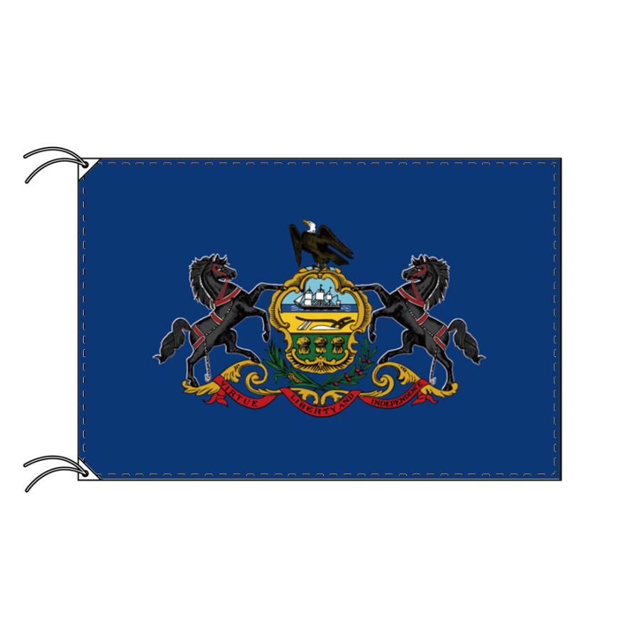 TOSPA ペンシルベニア州旗 アメリカ合衆国の州旗 100×150cm 高級テトロン製