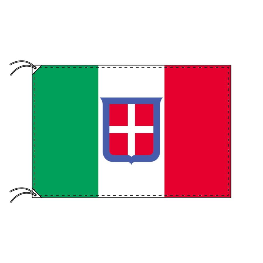 TOSPA 旧イタリア王国 国旗 (1861-1946年)  100×150cm テトロン製 日本製 世界の旧国旗 世界の組織旗シリーズ