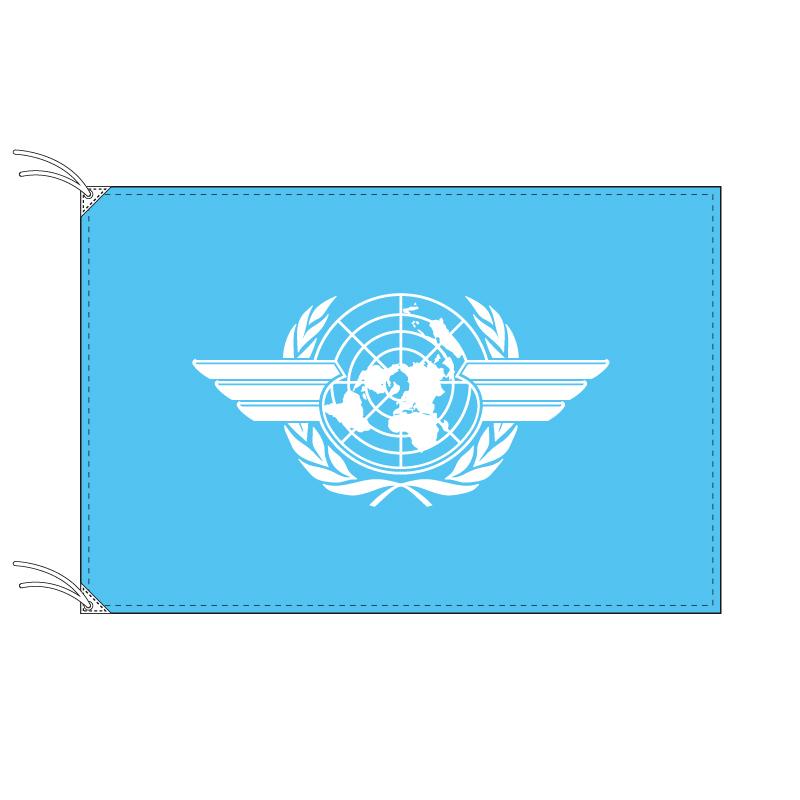 TOSPA ICAO イカオ アイカオ 国際民間航空機関 旗 100×150cm テトロン製 日本製 世界の旧国旗 世界の組織旗シリーズ
