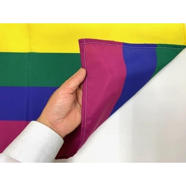 TOSPA レインボーフラッグ LGBT  旗 140×210cm テトロン製 日本製｜tospashop｜03