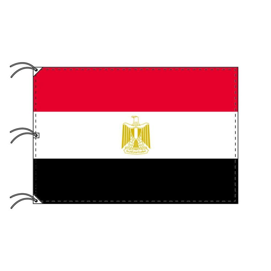 TOSPA　エジプト　国旗　140×210cm　テトロン製　日本製　世界の国旗シリーズ