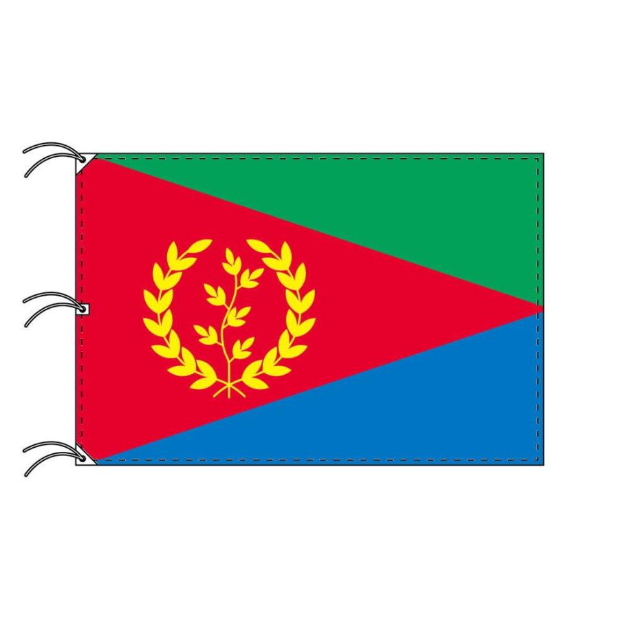 当社の エリトリア 国旗 140 210cm テトロン製 日本製 世界の国旗シリーズ 万