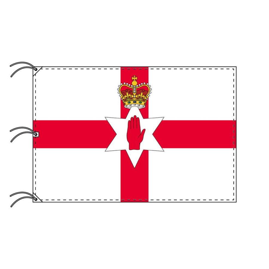 TOSPA 北アイルランド 国旗 140×210cm テトロン製 日本製 世界の国旗シリーズ