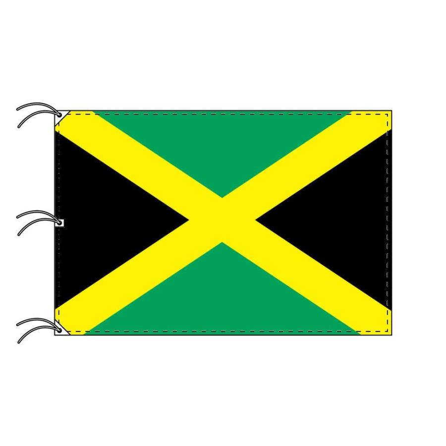 TOSPA ジャマイカ 国旗 140×210cm テトロン製 日本製 世界の国旗シリーズ