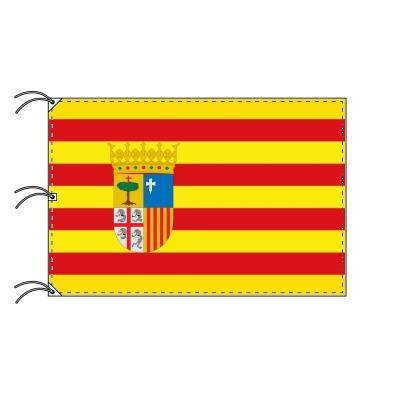 TOSPA　スペイン　自治州旗　アラゴン州（140×210cm　高級テトロン製）