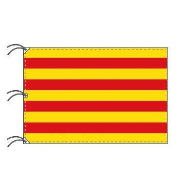 TOSPA　スペイン　自治州旗　カタルーニャ州（140×210cm　高級テトロン製）