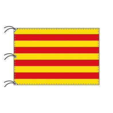 TOSPA スペイン 自治州旗 カタルーニャ州（140×210cm 高級テトロン製）