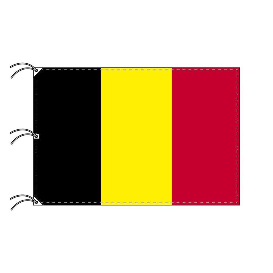 TOSPA　ベルギー　国旗　日本製　テトロン製　140×210cm　世界の国旗シリーズ