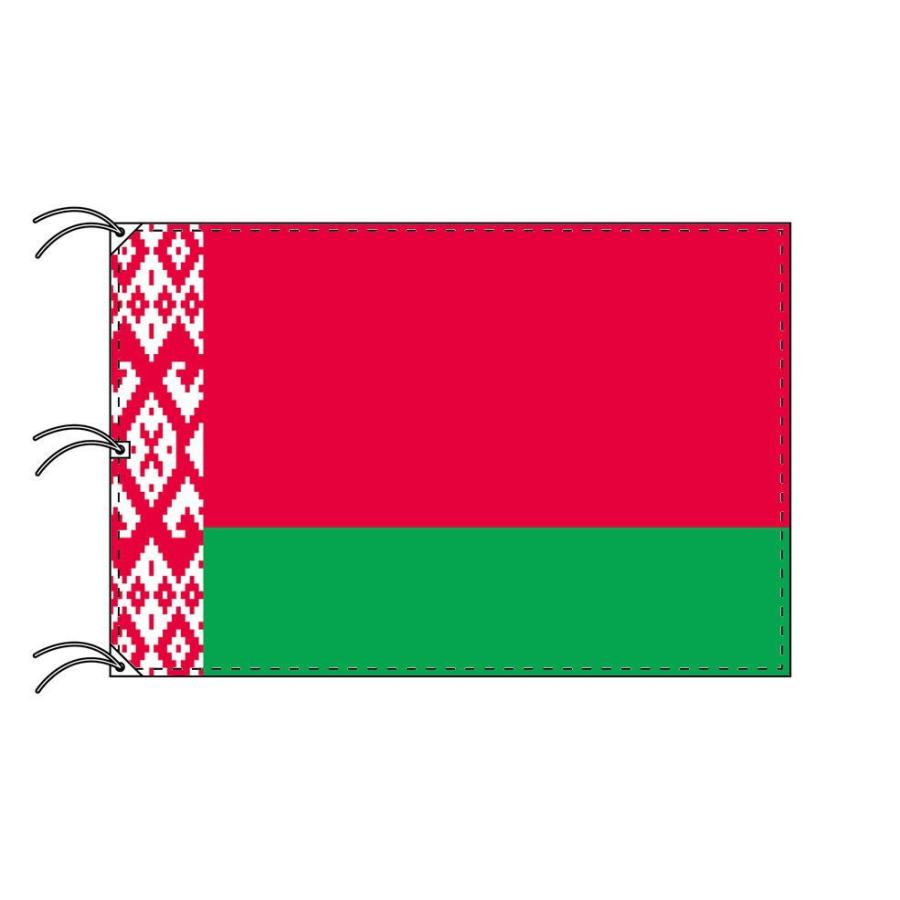 TOSPA　ベラルーシ　国旗　テトロン製　日本製　140×210cm　世界の国旗シリーズ