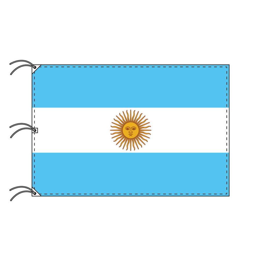 TOSPA　アルゼンチン　国旗　テトロン製　日本製　180×270cm　世界の国旗シリーズ