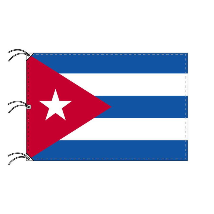 TOSPA キューバ 国旗 180×270cm テトロン製 日本製 世界の国旗シリーズ