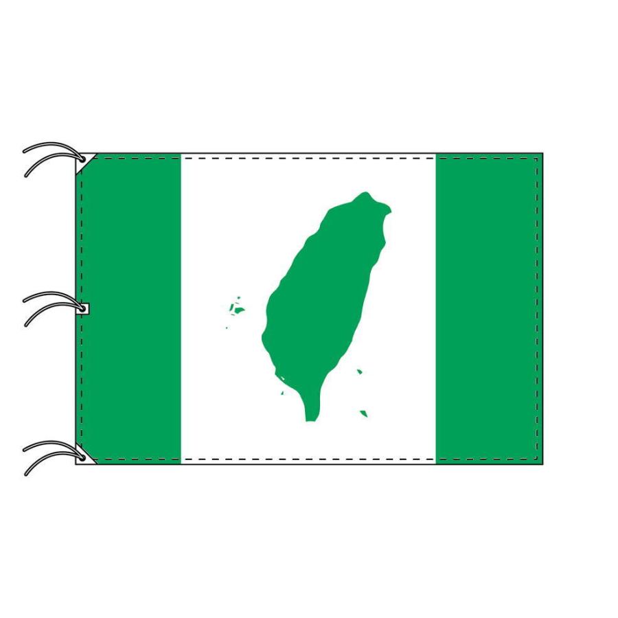 TOSPA 台湾旗 緑の台湾島 WTC 旗 180×270cm テトロン製 日本製 世界の国旗シリーズ