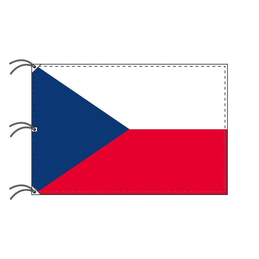 TOSPA　チェコ　国旗　テトロン製　日本製　180×270cm　世界の国旗シリーズ