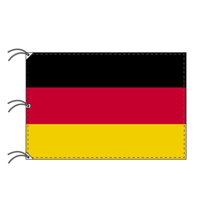 TOSPA　ドイツ　国旗　日本製　世界の国旗シリーズ　180×270cm　テトロン製