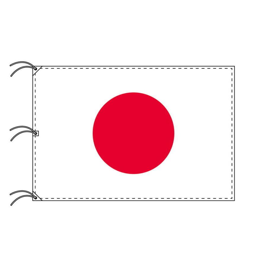 TOSPA　日本　国旗　180×270cm　日本製　世界の国旗シリーズ　テトロン製