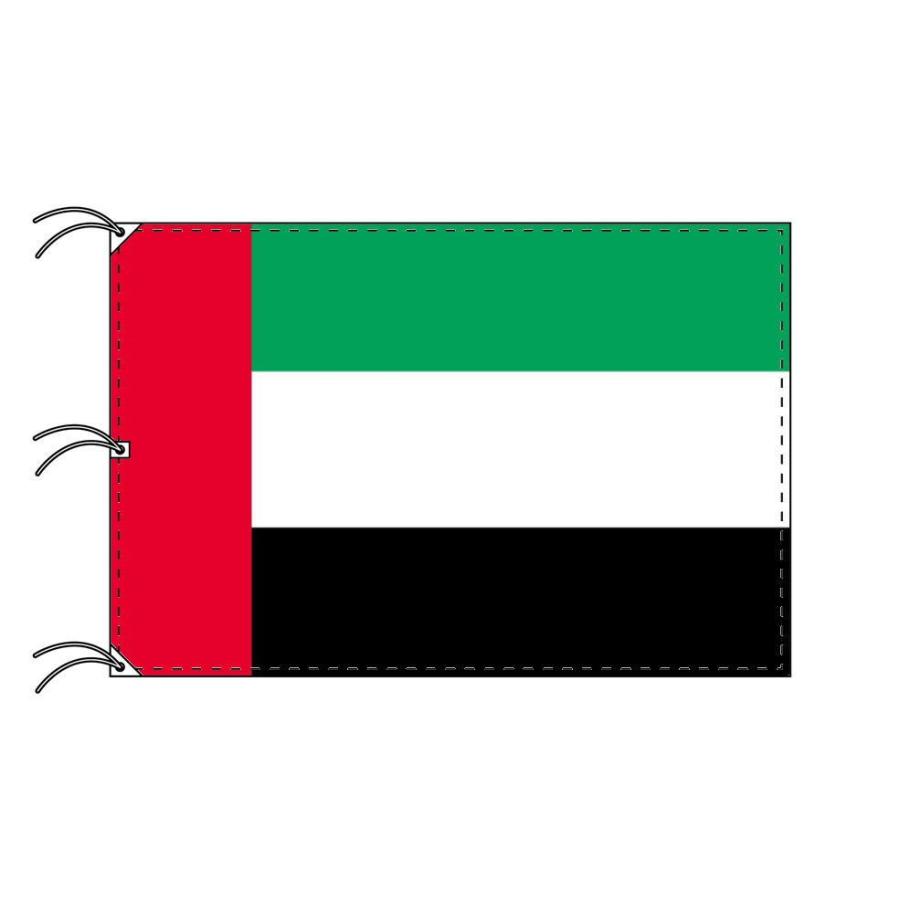 TOSPA　アラブ首長国連邦　UAE　200×300cm　テトロン製　国旗　日本製　世界の国旗シリーズ