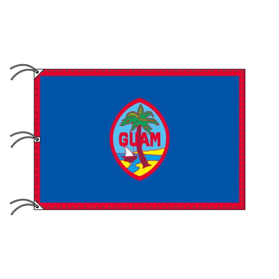 TOSPA　グアム　旗　200×300cm　日本製　世界の国旗シリーズ　テトロン製