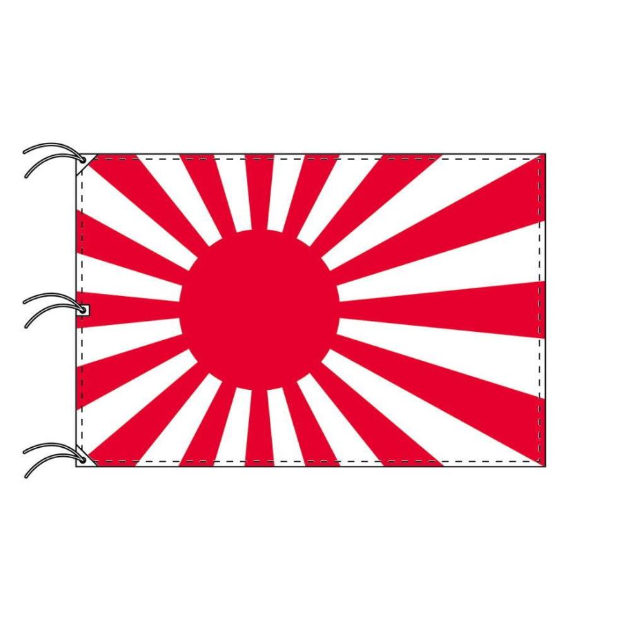 TOSPA　海軍旗　旭日旗　テトロン製　日本製　200×300cm　世界の国旗シリーズ