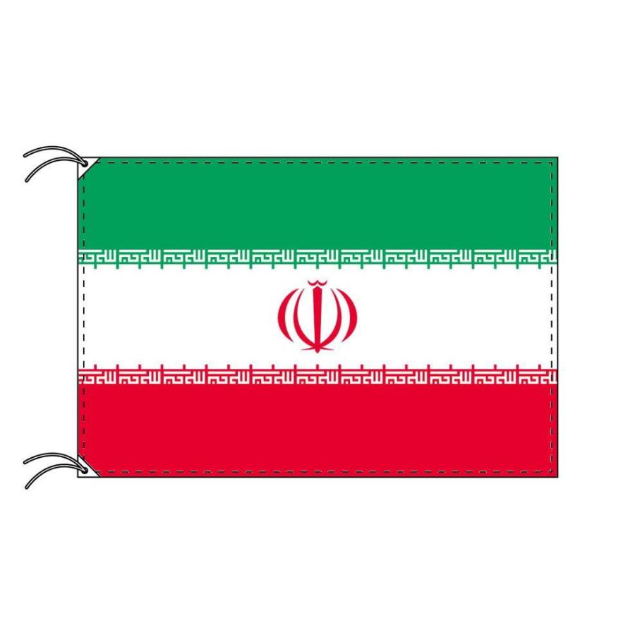 TOSPA イラン 国旗 120×180cm テトロン製 日本製 世界の国旗シリーズ