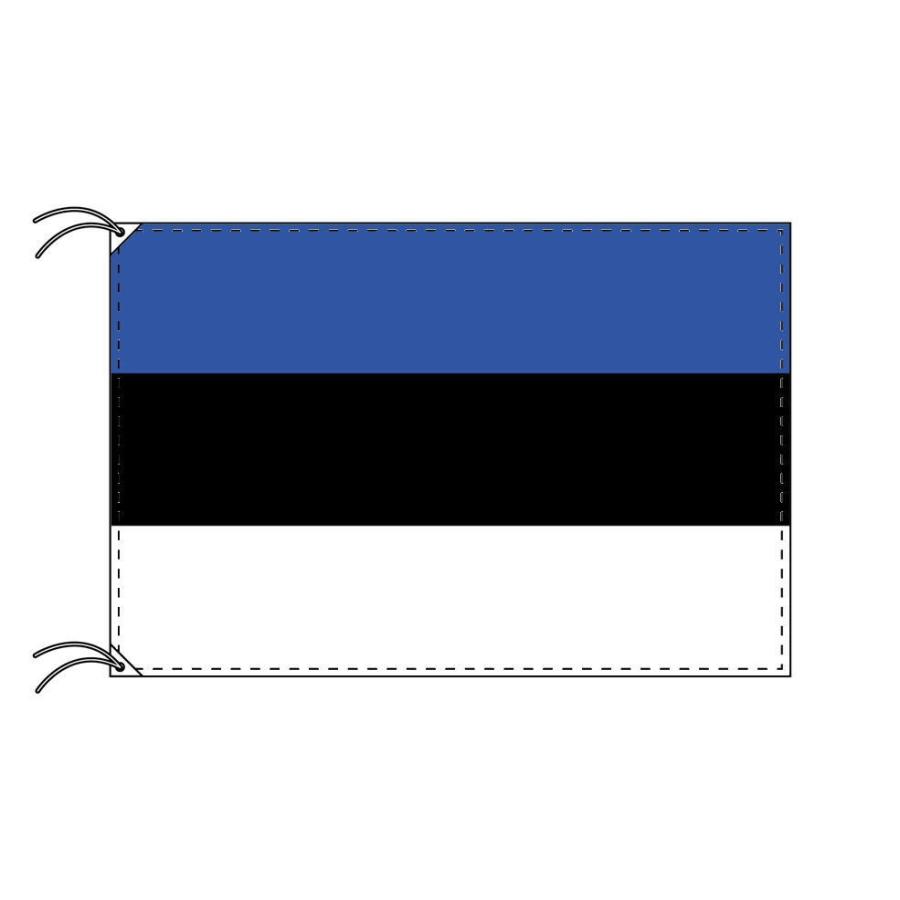 TOSPA エストニア 国旗 120×180cm テトロン製 日本製 世界の国旗シリーズ