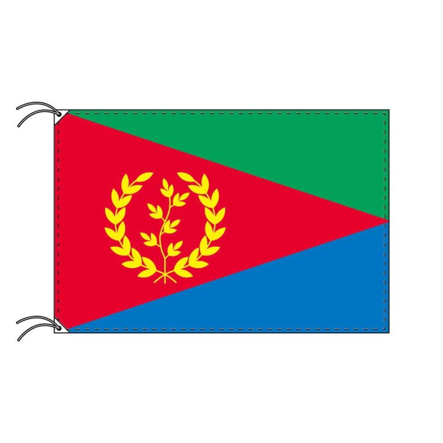 TOSPA エリトリア 国旗 120×180cm テトロン製 日本製 世界の国旗シリーズ