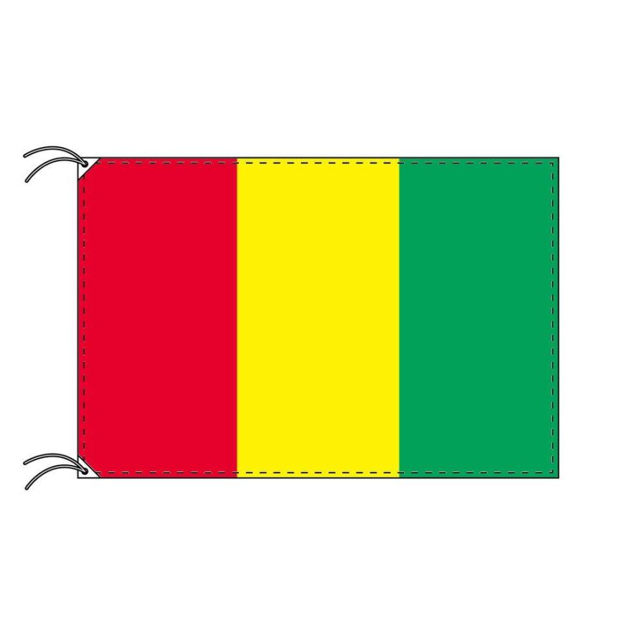 65%OFF【送料無料】 ギニア 国旗 120×180cm テトロン製 日本製 世界の国旗シリーズ 万国旗