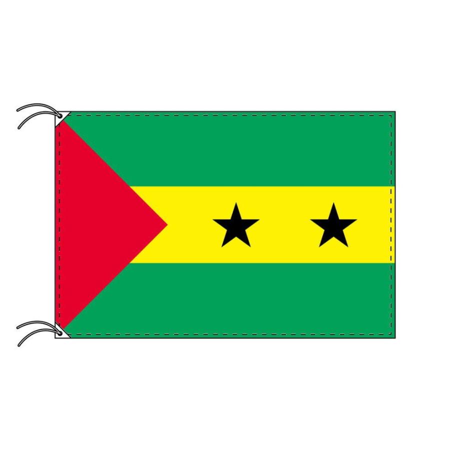 TOSPA サントメ プリンシペ 国旗 120×180cm テトロン製 日本製 世界の国旗シリーズ