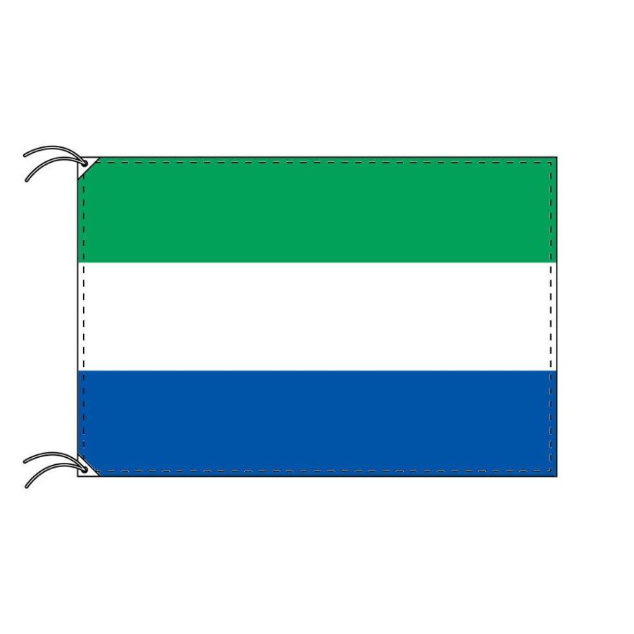 TOSPA シエラレオネ 国旗 120×180cm テトロン製 日本製 世界の国旗シリーズ