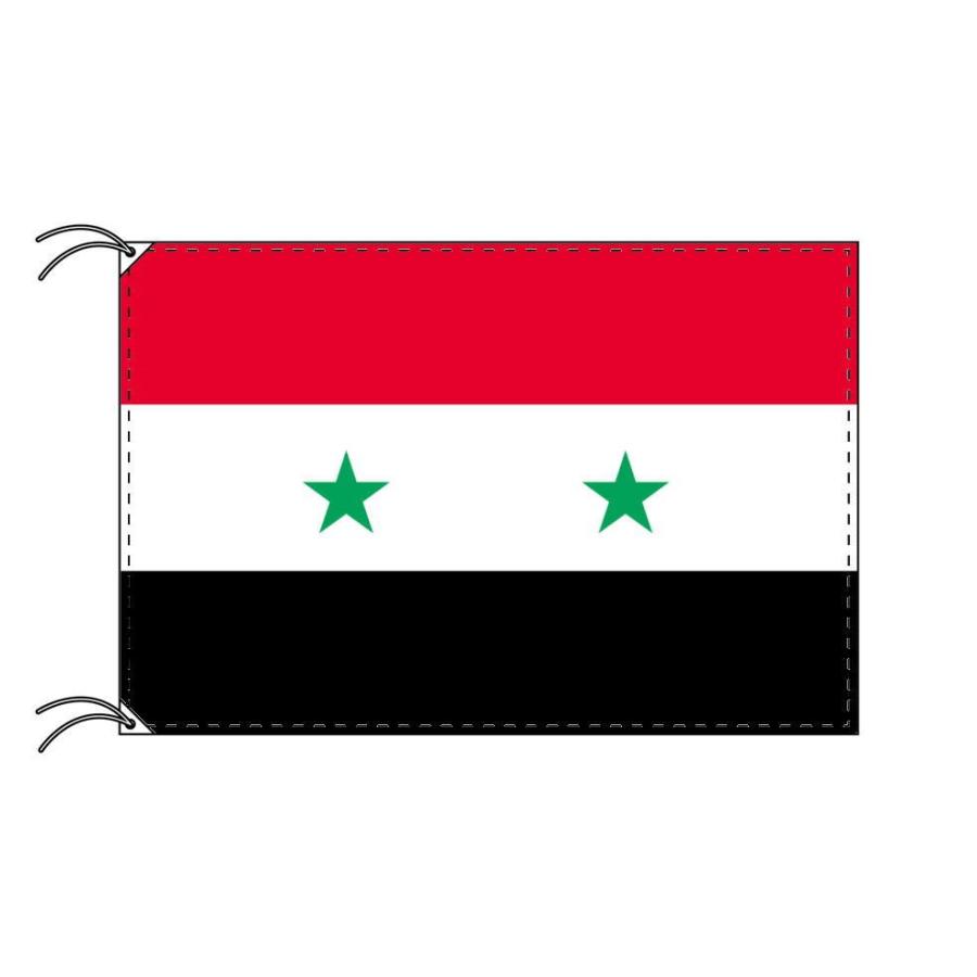 TOSPA シリア 国旗 120×180cm テトロン製 日本製 世界の国旗シリーズ