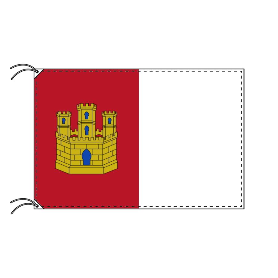 TOSPA スペイン 自治州旗 カスティーリャ＝ラ マンチャ州（120×180cm 高級テトロン製）