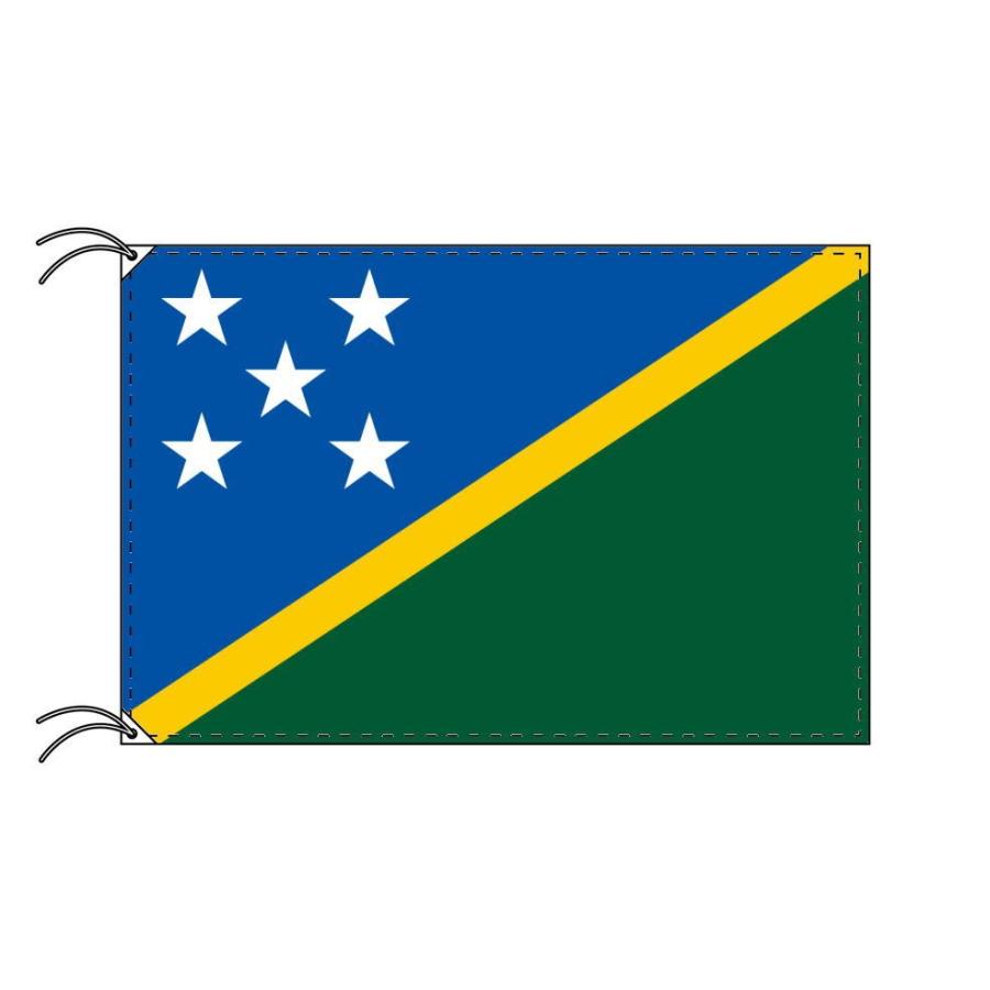 TOSPA ソロモン諸島 国旗 120×180cm テトロン製 日本製 世界の国旗シリーズ