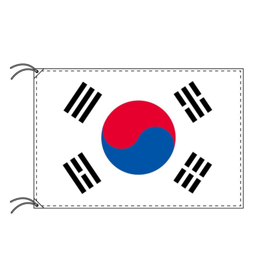 TOSPA　大韓民国　韓国　国旗　120×180cm　日本製　世界の国旗シリーズ　テトロン製