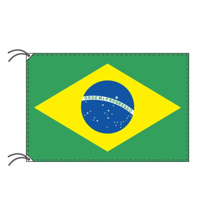 イベントなどにおすすめ 世界の国旗 万国旗 ブラジル 1 180cm