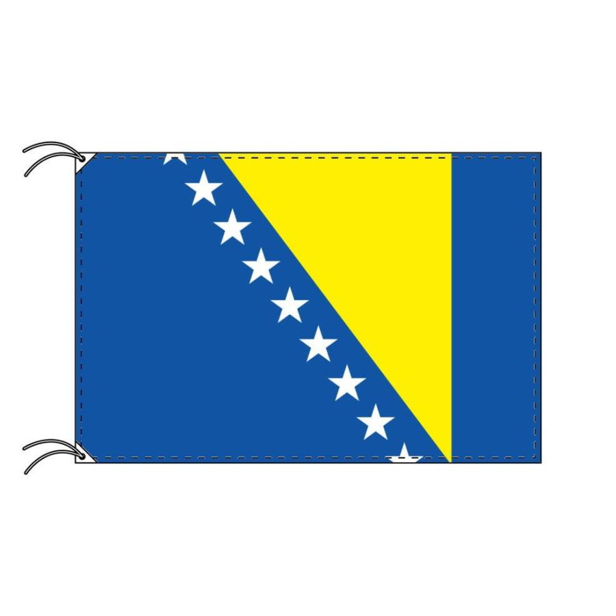 TOSPA ボスニア ヘルツェゴビナ 国旗 120×180cm テトロン製 日本製 世界の国旗シリーズ