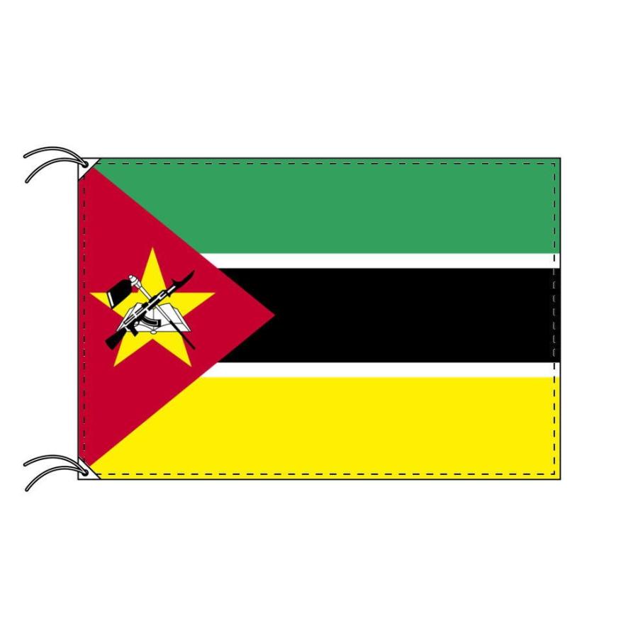 TOSPA モザンビーク 国旗 120×180cm テトロン製 日本製 世界の国旗シリーズ