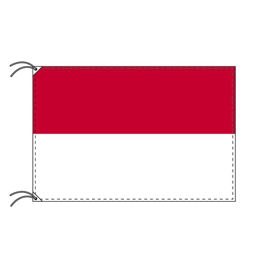 TOSPA モナコ 国旗 120×180cm テトロン製 日本製 世界の国旗シリーズ