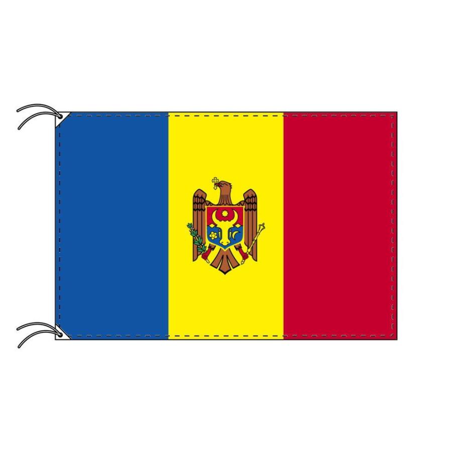 TOSPA モルドバ 国旗 120×180cm テトロン製 日本製 世界の国旗シリーズ