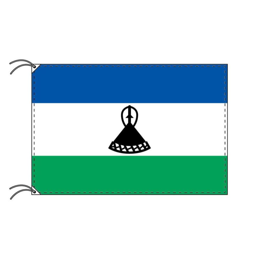 TOSPA レソト 国旗 120×180cm テトロン製 日本製 世界の国旗シリーズ