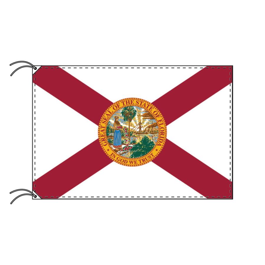 フロリダ州旗[アメリカ合衆国の州旗・120×180ｃｍ・高級テトロン製 