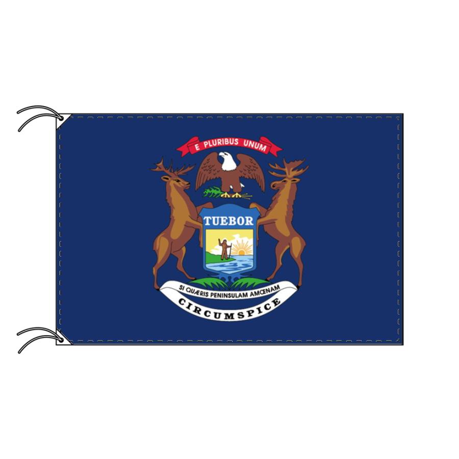 TOSPA　ミシガン州旗　アメリカ合衆国の州旗　120×180cm　高級テトロン製