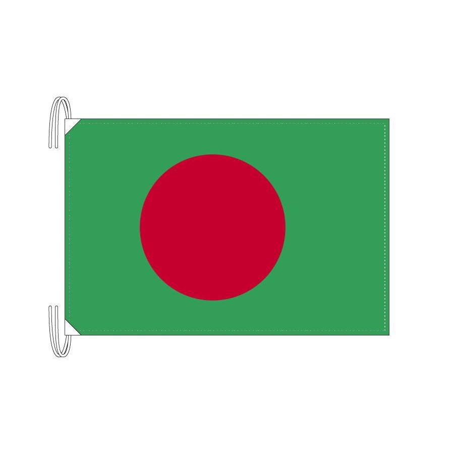 TOSPA バングラデシュ 国旗 Lサイズ 50×75cm テトロン製 日本製 世界の