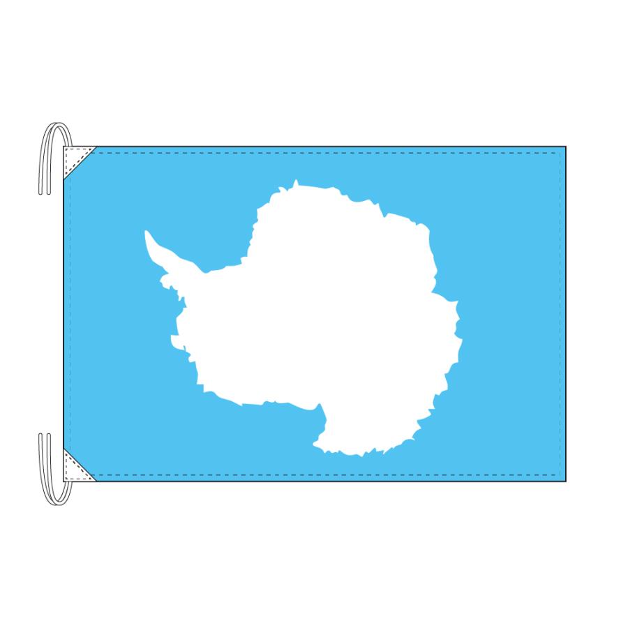南極 旗 南極大陸の旗 Lサイズ 50×75cm テトロン製 日本製 世界の旧国旗 世界の組織旗シリーズ SEAL限定商品