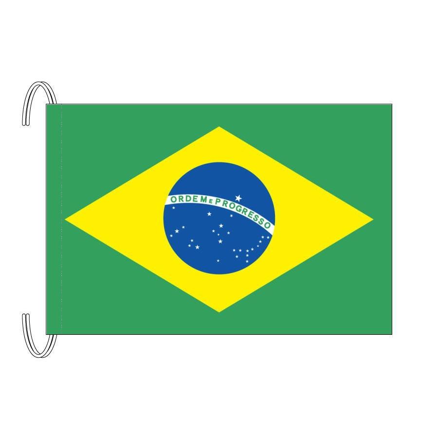 TOSPA ブラジル国旗 S判 25×37.5cm テトロン製 安心の日本製 : トスパ