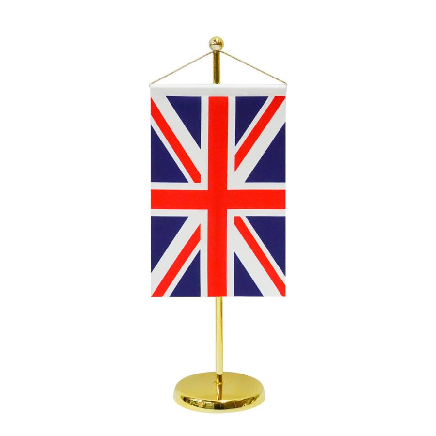TOSPA イギリス 英国 UK 国旗 卓上フラッグタテ型 10.5×15.7cm