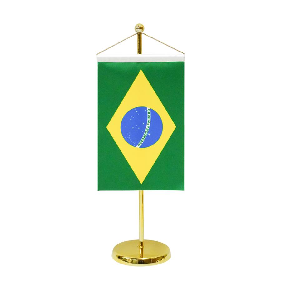 購入 ブラジル 国旗 卓上フラッグタテ型 10 5 15 7cm テトロンスエード製 日本製 世界の国旗シリーズ Materialworldblog Com
