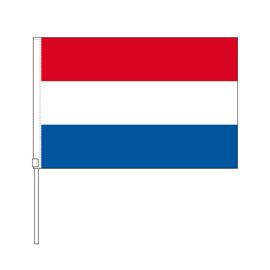 オランダ 国旗 応援手旗sf 旗サイズ 30cm ポリエステル製 ポール31cmのセット トスパ世界の国旗販売 Yahoo 店 通販 Yahoo ショッピング